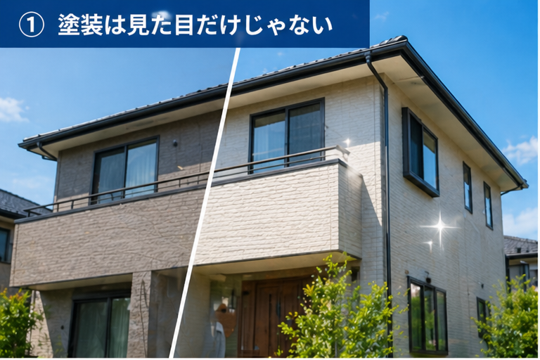 塗装は見た目だけじゃない