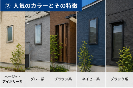 人気のカラーとその特徴