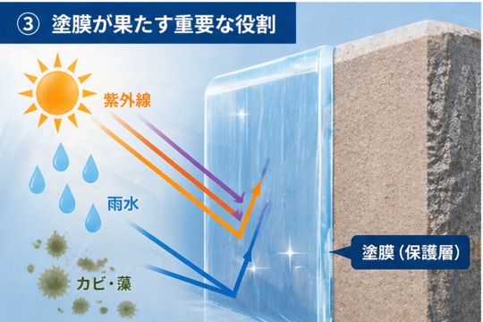 塗膜が果たす重要な役割