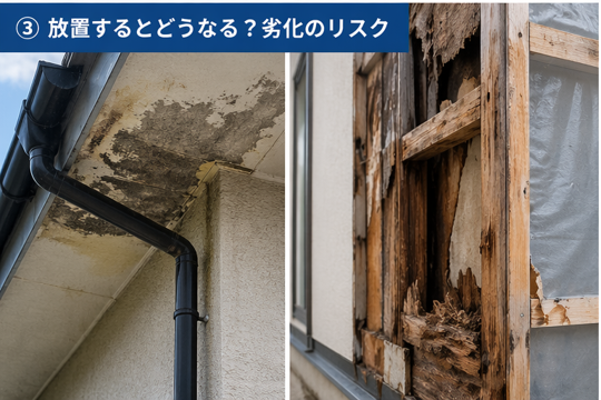 放置するとどうなる？劣化のリスク