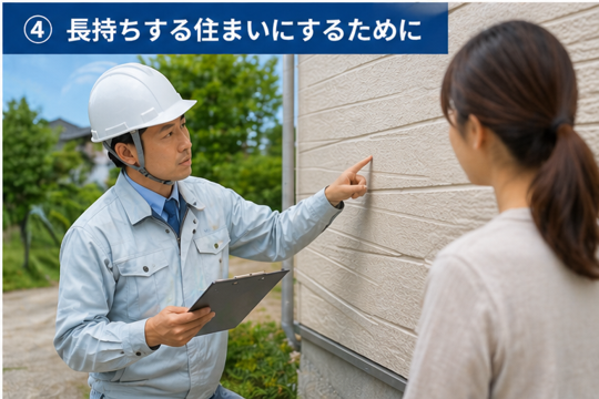 長持ちする住まいにするために