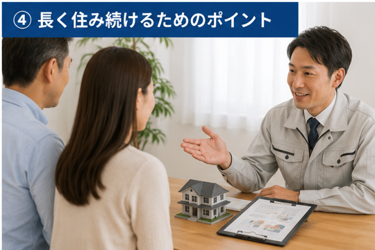 長く住み続けるためのポイント