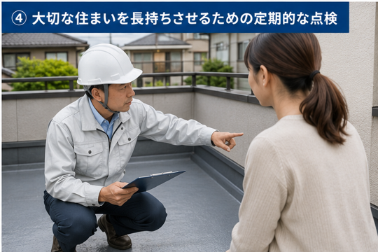 大切な住まいを長持ちさせるための定期的な点検