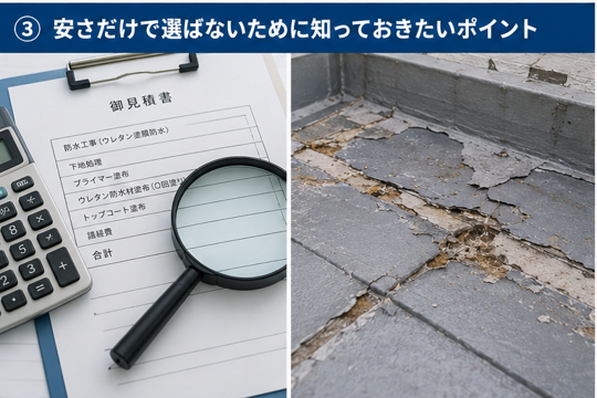 安さだけで選ばないために知っておきたいポイント